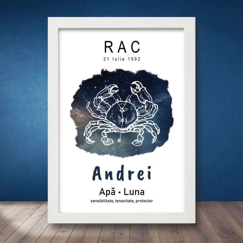 Cadou Personalizat cu Zodia Rac