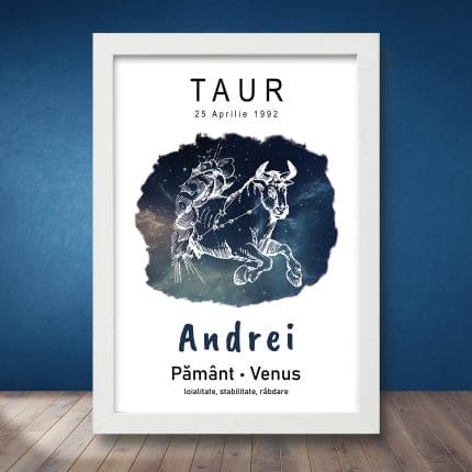 Cadou Personalizat cu Zodia Taur