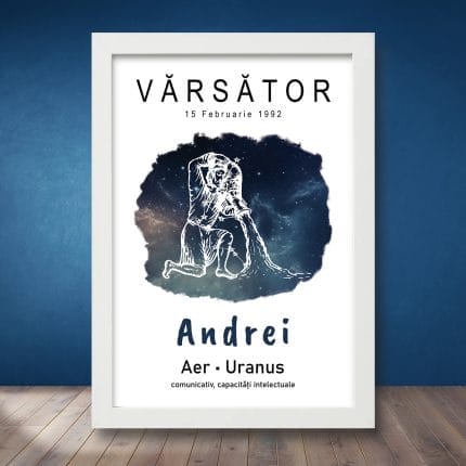 Cadou Personalizat cu Zodia Vărsător