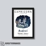 Capricorn Albastru Rama neagra