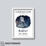 Tablou Personalizat cu Zodia Vărsător