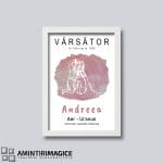 Tablou Personalizat cu Zodia Vărsător