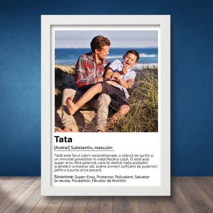 Cadou Personalizat Tablou Definiție Tata