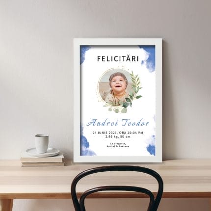 Tablou Personalizat Bebeluși - Felicitări birou