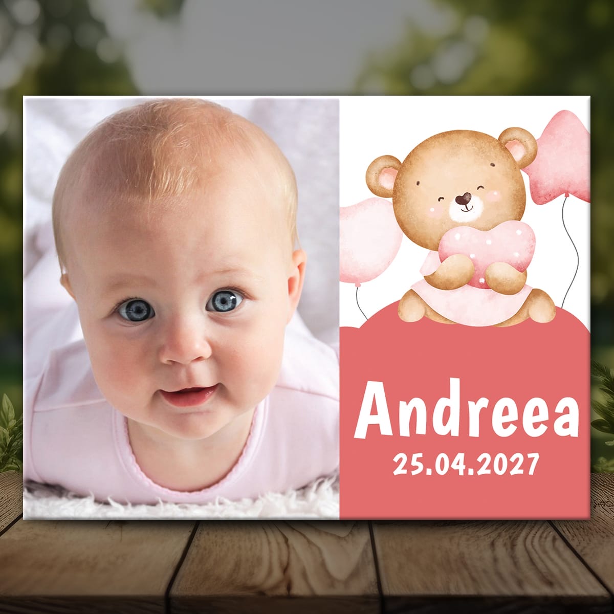 Botez MMBF-22 Mockup Mărturie Botez Fete - MMBF-22