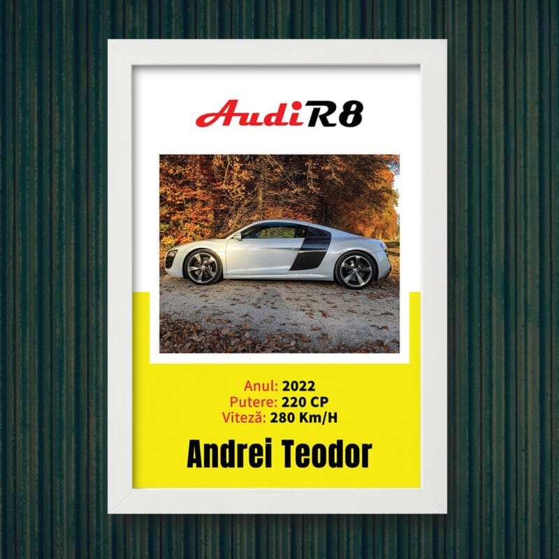 Tablou personalizat cu poza mașinii - TP-AM05