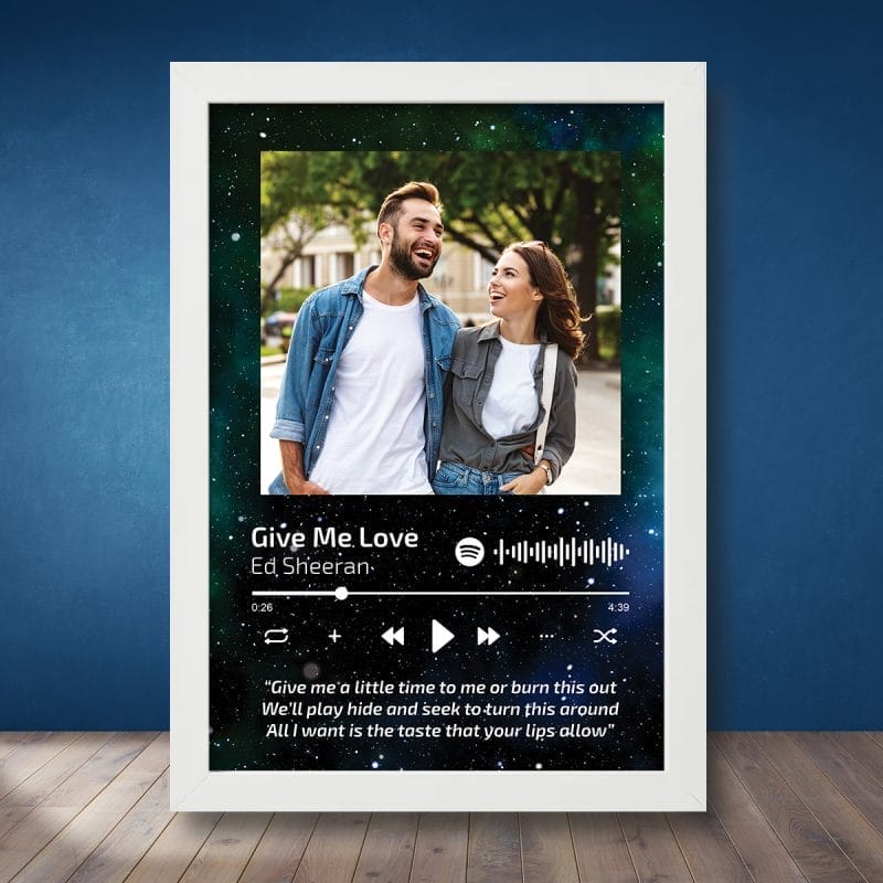 Tablou Spotify Personalizat Galaxy - TPM06 Mockup