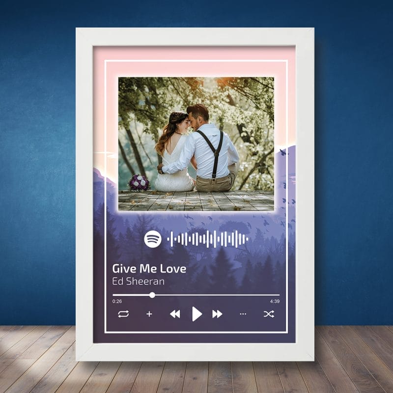 Tablou tip Spotify Personalizat - TPM-04 Mockup