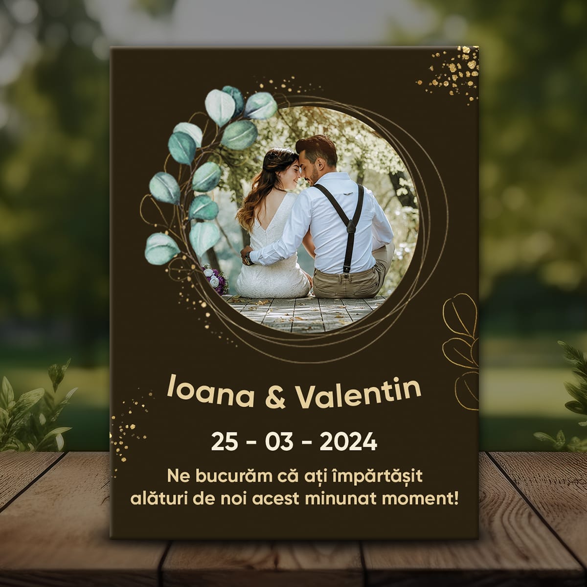 Nuntă MMN-28 Mockup Mărturie Personalizată Nuntă - MMN-28