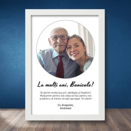 Tablou Personalizat pentru Bunic La mulți ani