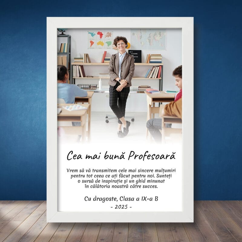 Tablou personalizat Cea mai bună Profesoară