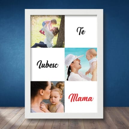 Tablou personalizat Te Iubesc Mama
