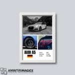 Tablou Auto personalizat cu trei - TP-AM07 rama alba