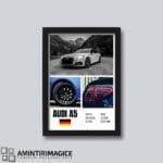 Tablou Auto personalizat cu trei - TP-AM07 rama neagra