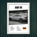 Tablou cu Poza și Datele Mașinii tale - TP-AM08