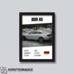 Tablou cu Poza și Datele Mașinii tale - TP-AM08 rama neagra