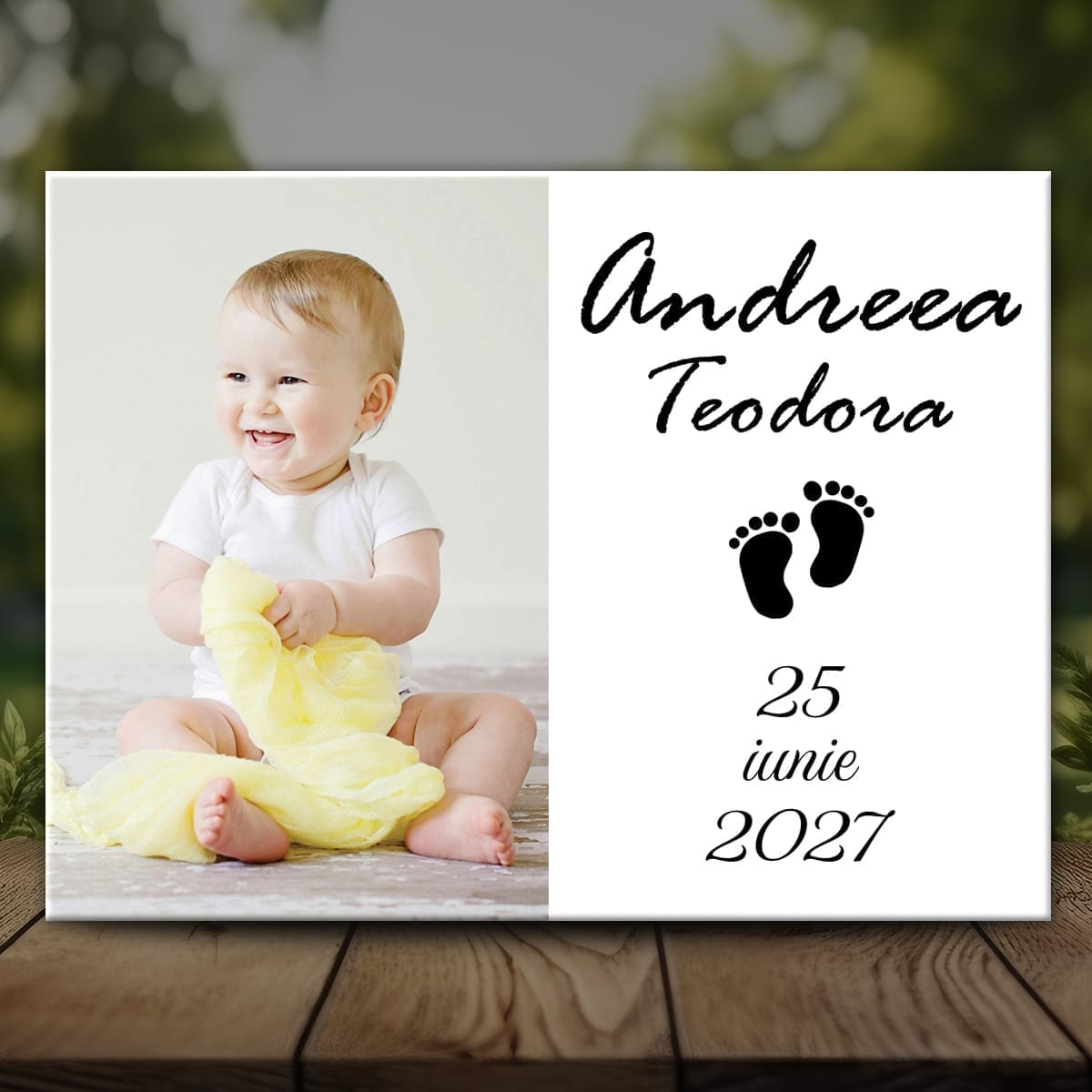 Botez MMB-23 Mockup Mărturii Magnetice Botez cu Fotografie - MMB-23