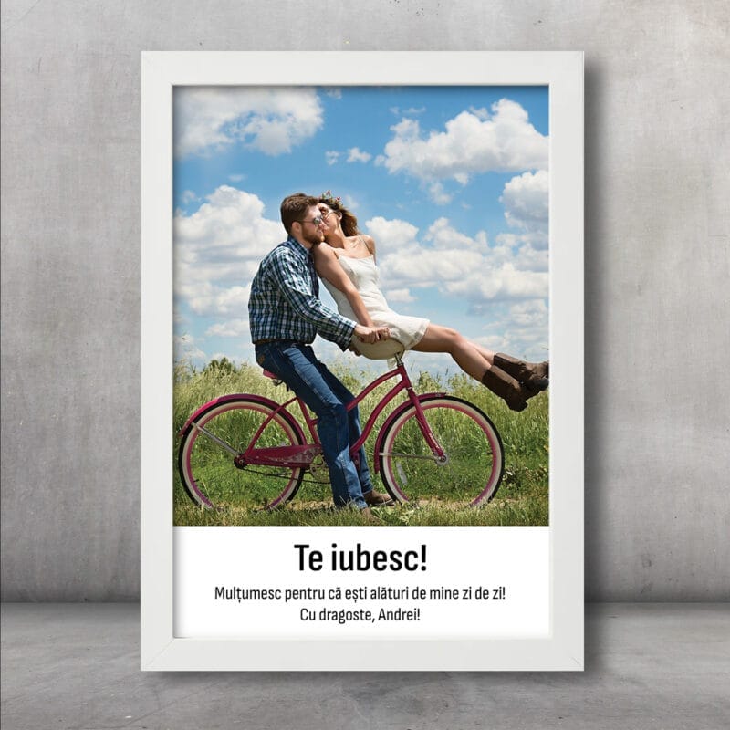 Tablou personalizat cu poză și mesaj - AMTPM-01 - amintirimagice.ro