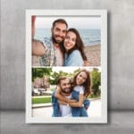 Tablou personalizat cu două fotografii - AMTPP-03 - amintirimagice.ro