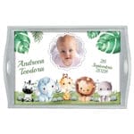 Tăviță pentru moț personalizată cu poză - AMTM-04 - albă - amintirimagice.ro