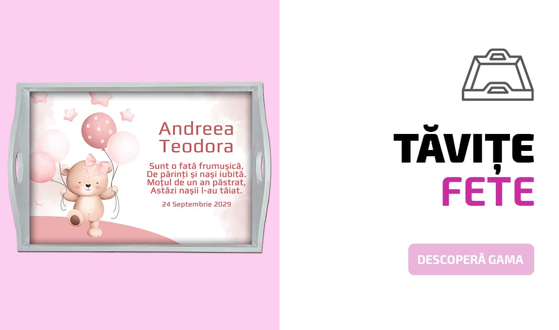 tăvițe moț fete - amintirimagice.ro