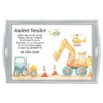 Set Moț Băieței Constructor - AMTMB-25 - alb - AmintiriMagice.ro