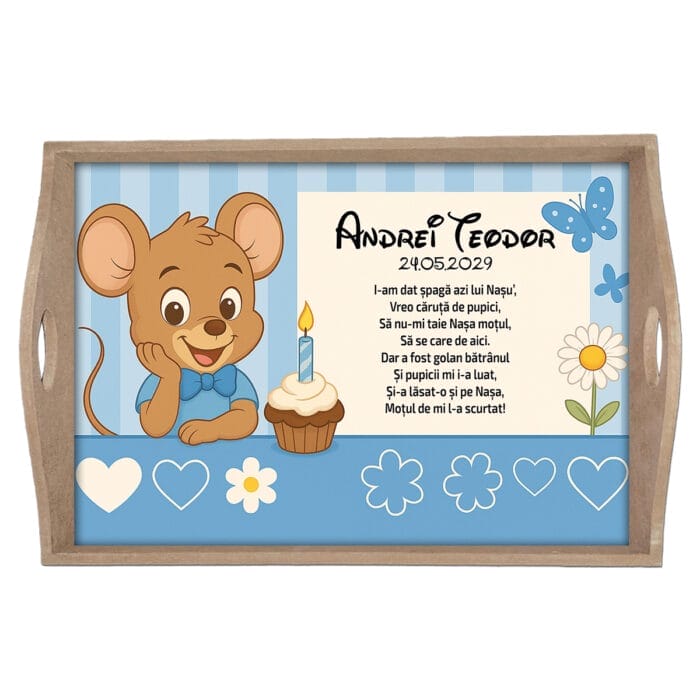 Set moț un an Șoricel Albastru - AMTMB-34 - natur - amintirimagice.ro