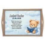 Taviță moț personalizată pentru băieți- AMTMB-35 - natur - amintirimagice.ro