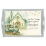 Set pentru prima aniversare Trenulețul Magic - AMTMB-36 - alb - amintirimagice.ro