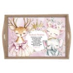 Cute Ballet - Tăviță Moț Fete - AMTMB-30 - natur - amintirimagice.ro