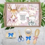 Cute Ballet - Tăviță Moț Fete - AMTMB-30 - set natur - amintirimagice.ro