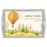 Tăviță moț - Balonul cu Aer Cald - AMTM-25 - alb