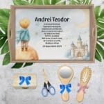 Tavă pentru tăierea moțului - Băiatul Visător - AMTMB-43 - set natur