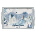 Set turtă fete - Prințesa Gheții - AMTMF-41 - alb