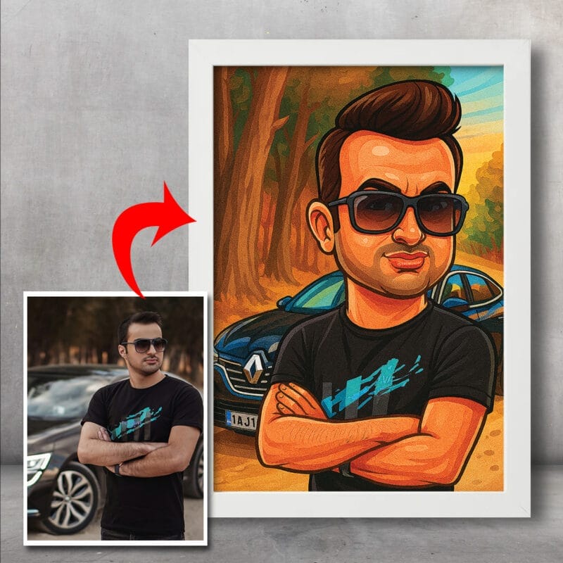 Tablou personalizat Caricatură Digitală