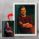 Tablou personalizat stil Benzi Desenate (Comic Book)