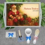 Tăviță Moț - Moș Crăciun - AMTM-27 set alb