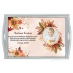 Tavă/Set Moț personalizată cu Poză - AMTM-28 alb