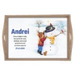 Tăviță Moț cu Om de Zăpadă - AMTM-30 natur