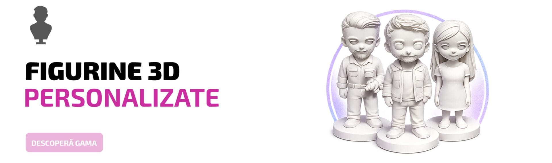Gamă de figurine 3D Personalizate